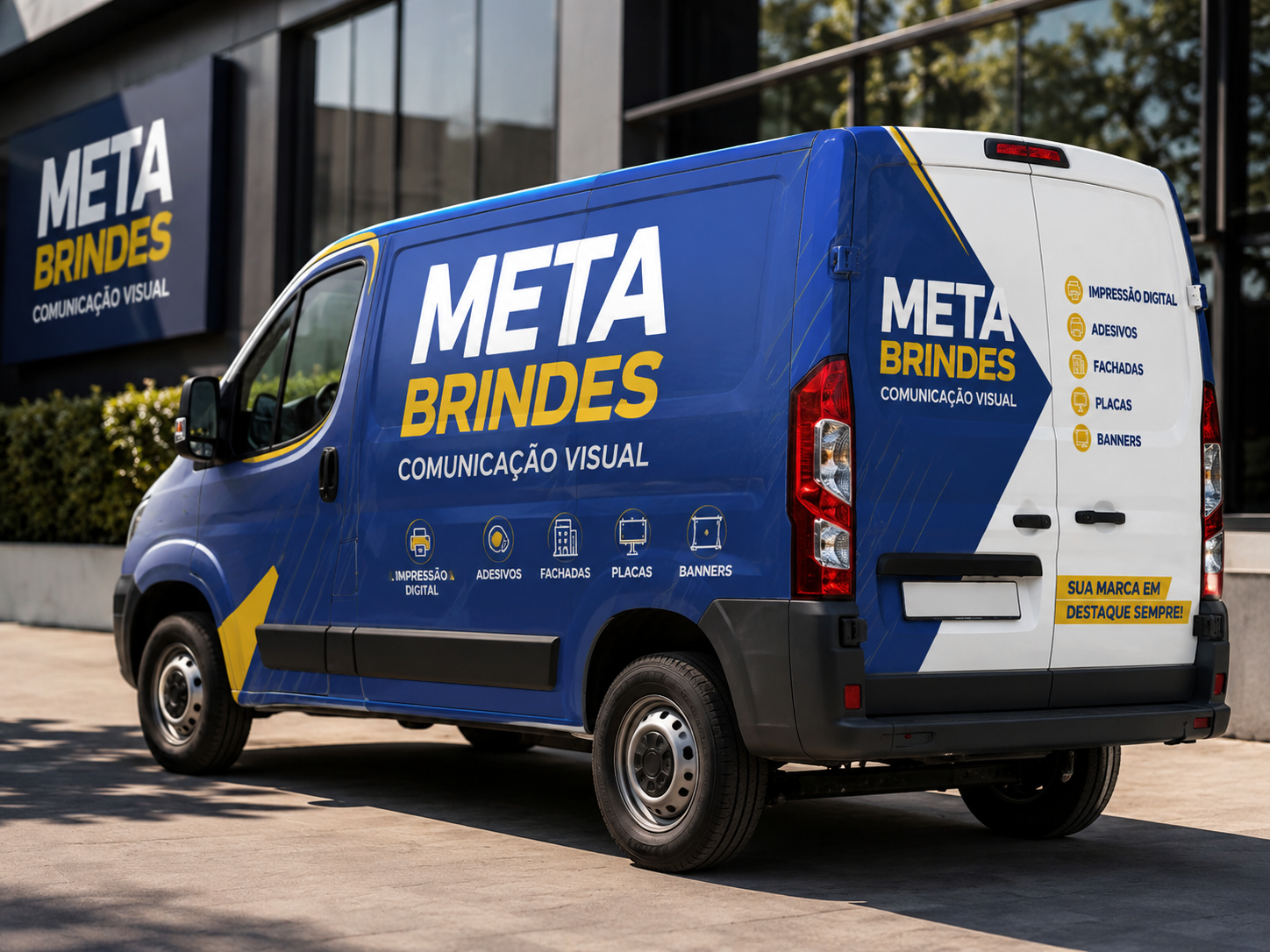 Meta Brindes e comunicação visual